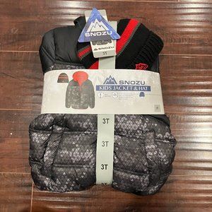 * NEW * Snozu Kids Jacket with Hat - 3T